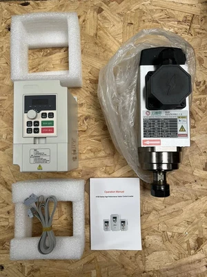 CNC / Robotic Air Cooled Router 18000 rpm Spindle VFD with 1.5KW Inverter - Image 1 of 4