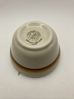 VTG Syracuse China Palomino Pattern Restaurant Ware Soup Cup Rustic Cottage USA - Image 1 of 4