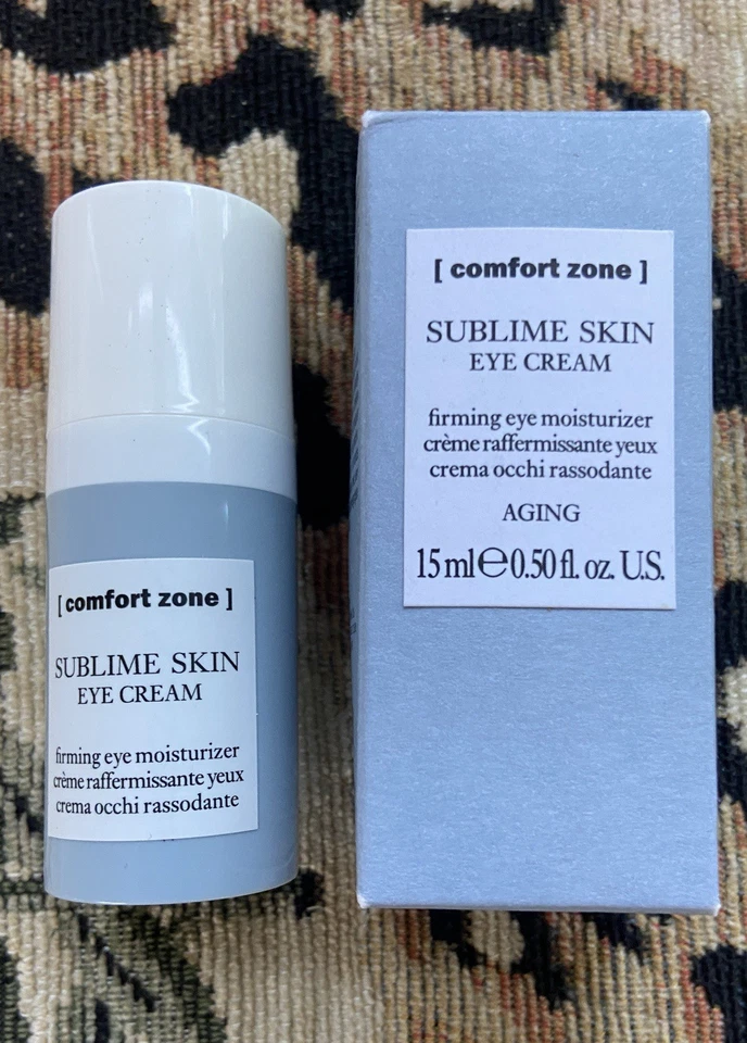 Crema hidratante reafirmante para ojos Comfort Zone Sublime Skin 0,5 oz nueva con caja precio de venta sugerido por el fabricante 108 USD Foto 1 de 3
