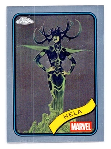 Tarjeta coleccionable HELA 2025 Marvel Topps cromada #79 MCU Asgardian - Imagen 1 de 2