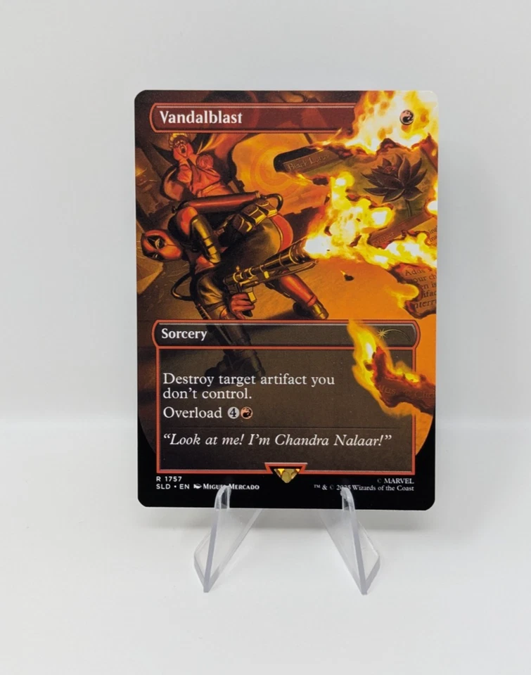 Vandalblast #1757 (Non-Foil) (NM) Secret Lair Marvel Deadpool SLD MTG - Image 1 of 1