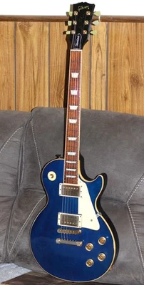 1990 Gibson Les Paul Standard LE Colors! 1 of 200 C-thru Blue! rEaL wOrLd ReLiC! - Image 1 of 4