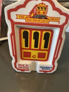 Vintage Rice A Roni Advertising Cable Car Spoon Rest San Francisco Treat USA Euc - Picture 1 of 6