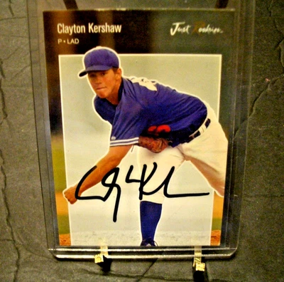 Clayton Kershaw - 2006 Just Rookies Card # JRPr-07 - Autograph - Image 1 of 4