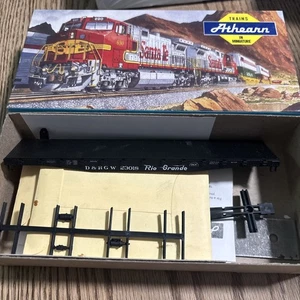Athearn D&RGW 50’ Flat Car #01438 Scala HO - Foto 1 di 6