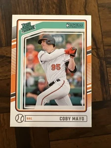 2024 Coby Mayo Panini Donruss Rated Prospect #144 Baltimore Orioles BW1 - Picture 1 of 2