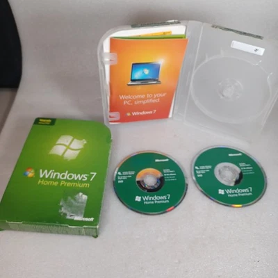 Microsoft Windows 7 Home Premium Upgrade 32 bits y 64 bits DVD Service Pack Foto 1 de 4