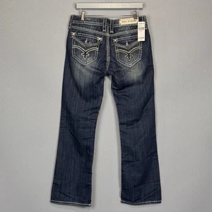 Rock Revival Jeans Damen 29 Blau Elaina Easy Boot Distressed Dark Wash Denim - Bild 1 von 12