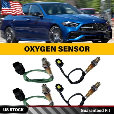 4x Sensores de Oxigênio Up+Downstream Para Mercedes-Benz C300 CL550 E350 ML63 2008-2012 - Imagem 1 de 4