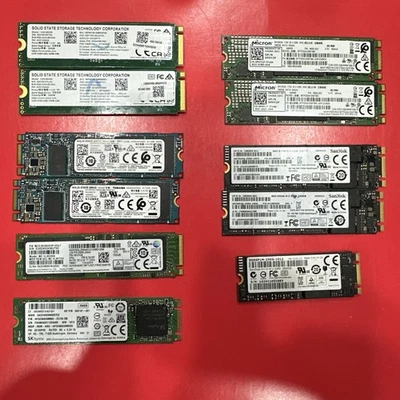 256GB SSD MARCA MIXTA Lote De 11 Unidades De Estado Sólido SSD Foto 1 de 4