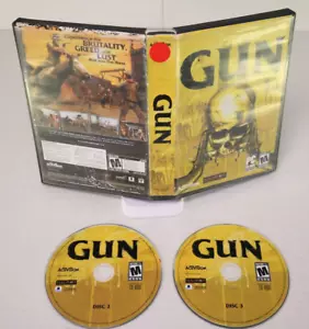 Gun PC CD-ROM Computer Neversoft Video Game 2005 (Missing disk 1) w/ Manual Pics - Picture 1 of 8