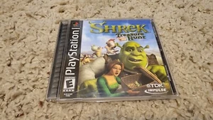 Shrek: Treasure Hunt (Sony Playstation 1 PS1, 2002) komplett/schwarzes Etikett - Bild 1 von 4