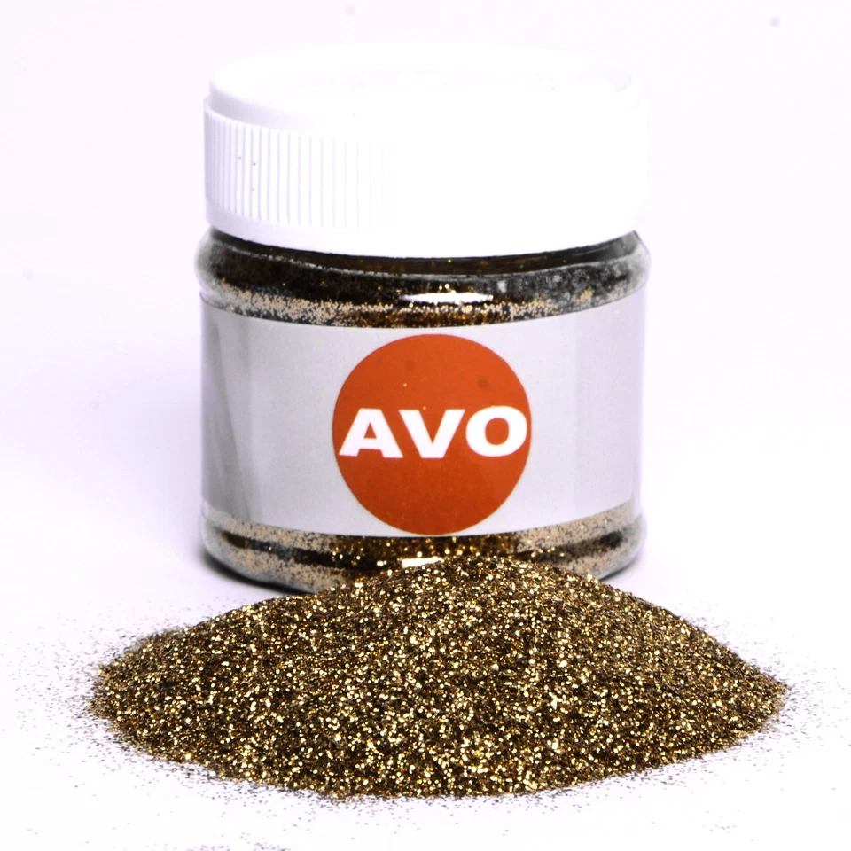 Metal Flakes rot gold 0,2mm für Effektlackierungen 25g  Glitter AVO 2510-43-25 - Bild 1 von 1