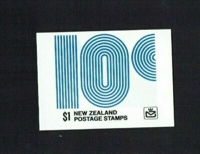 New Zealand: 1978 10c Queen definitive, $1 Booklet,  SB31 - Image 1 of 2