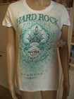 HRC Hard Rock Cafe Mykonos White Rock Couture Series Tee Size M Girl New NWT