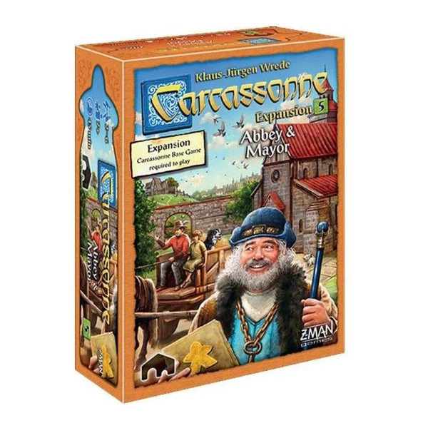 Dos Carcassonne Abbey & Mayor 5th Expansion