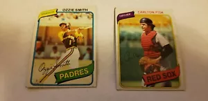 1980 Topps Stars (8) OZZIE, FISK, MCCOVEY, BRETT, YASTRZEMSKI, CAREW, LYNN, PARKER - Imagen 1 de 8