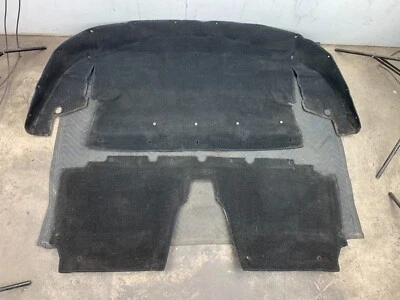 Mazda Miata 1990-1993 OEM negro estante trasero juego de alfombras 90-93 *LEER* Foto 1 de 4