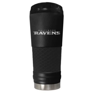 Baltimore Ravens 24oz Stealth Stainless Steel Tumbler Travel Mug Insulated - Picture 1 of 1