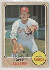 1969 Milton Bradley Win-A-Card Game 1968 Topps Baseball Larry Jaster #117