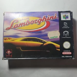 Automobili Lamborghini - VERPACKT - gut - PAL Nintendo 64 - Bild 1 von 5