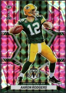 2022 Panini Mosaic Aaron Rodgers Camo Pink Mosaic Card #294 - 3 - Picture 1 of 2