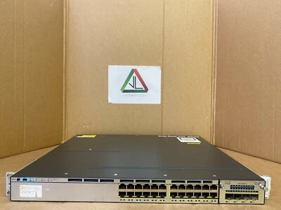 Cisco 3750X-24T-L Gigabit Stacking Switch with 1x C3KX-NM-1G Modules (Inc VAT) - Image 1 of 4