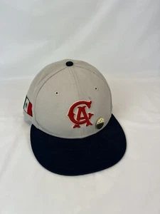 New Era Gray California (LA)  Angels 7 3/8 59Fifty Hat - Picture 1 of 4