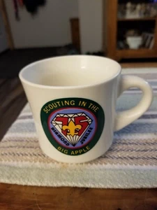 Vintage Pfadfinder BSA Kaffeebecher Tasse Scouting im Big Apple Diamant Jubiläum - Bild 1 von 1