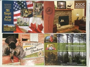 (4) NWTF Hunting Heritage Banquet Auction Guide Packages -2004,2005,2006,2013 - Picture 1 of 6