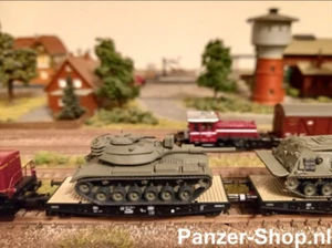 M60 A1 Patton Tank, US-Army, USA, Military, Gauge N, 1:160, Unpainted, Minitanks - Picture 1 of 4