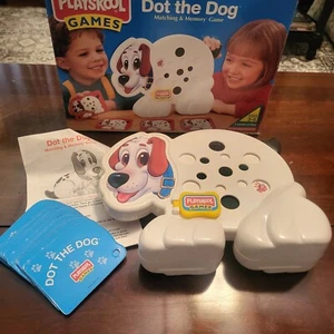 Playskool Dot The Dog Matching Memory Game Complete 1995 - Picture 1 of 14
