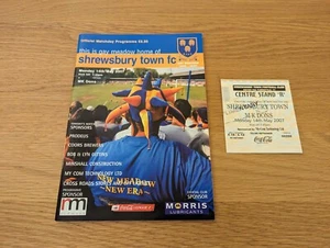 2006-07 Shrewsbury v MK Dons - Play-Off + Match Ticket - Last at Gay Meadow - Picture 1 of 1