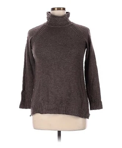 CLAUDIA NICHOLE Cocoa Brown Cardigan Sweater Cashmere Wool Blend Small Petite - Picture 1 of 8