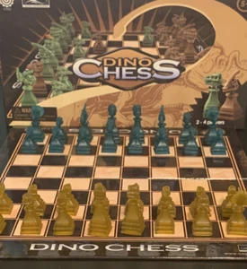 Disney Parks World DINO CHESS Set Dino Horizons COG Dinosaur Jurassic Rare HTF - Picture 1 of 12