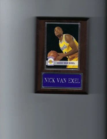 NICK VAN EXEL PLAQUE LOS ANGELES LAKERS LA BASKETBALL NBA   C Cover
