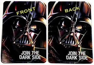 STAR WARS (LUCASFILM) *NUEVO* "JOIN TH DARK SIDE" 8"X12" OBRA DE ARTE COLGANTE DE PUERTA/PARED - Imagen 1 de 1