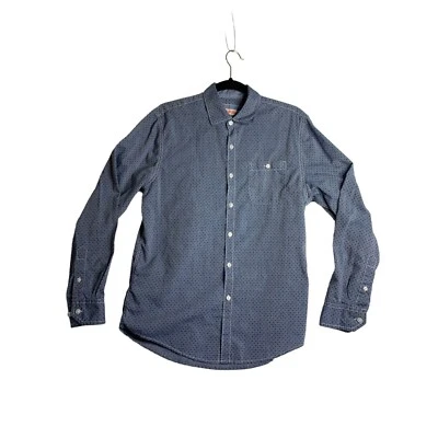 Camisa de vestir Michael Brandon con botones puño abatible pequeña para hombre Foto 1 de 4