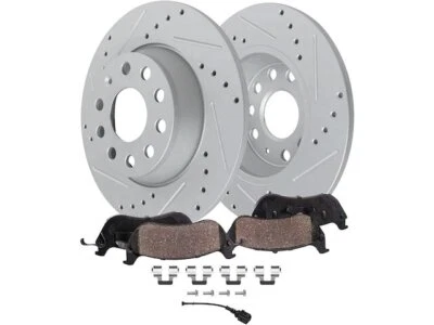 Kit de pastillas de freno y rotor para Volkswagen Passat 2009 eje trasero Detroit 24713KGQS Foto 1 de 2