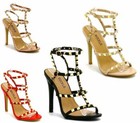 NEW LADIES FETISH PARTY STILETTO HEEL HIGH PLATFORM SANDALS  SIZE UK 3 TO 8