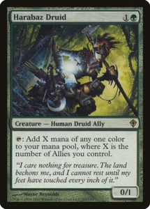 MTG Harabaz Druid - Worldwake #105 - Picture 1 of 1