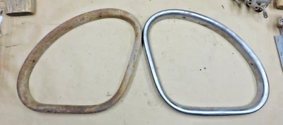 1937 1938 Plymouth Coupe QUARTO MOLDURAS DE ENFEITE DE JANELA Par Original Dodge - Imagem 1 de 4