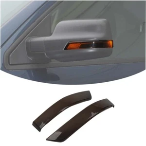 For Ram 1500 2018+ Rearview Mirror Signal Light Accessories Covers Smoked Black - Foto 1 di 11