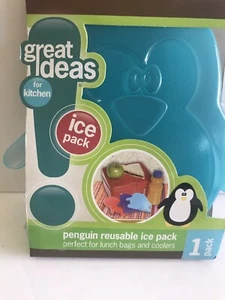Reusable Penguin Ice Pack Blue -Brand New - Picture 1 of 4