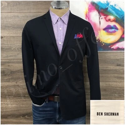 Ben Sherman Mens Blazer Sport Coat Two Button Casual Jacket Size 38R Cotton Suit - Image 1 of 4