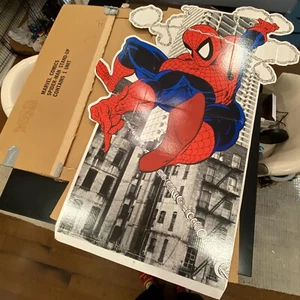 Espositore vintage Spiderman in cartone Todd McFarlane Marvel con scatola originale - Foto 1 di 16