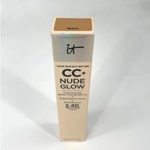 IT Cosmetics CC+ Nude Glow Medium Coverage Cream SPF 40 Expiration 03/24 - Picture 1 of 6