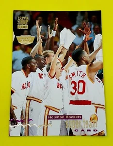 1993-94 Topps Stadium Club Members Only Super Teams #10 Houston Rockets - Picture 1 of 3