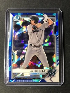 2021 Bowman Chrome Sapphire JJ Bleday Refractor #BCP-93 Mariners Prospect - Picture 1 of 2
