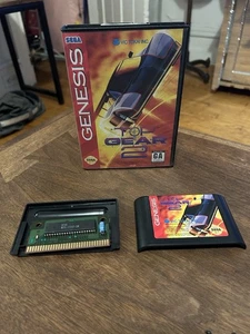 Top Gear 2 (Sega Genesis, 1994) case And Cart Only Tested Authentic - Picture 1 of 9
